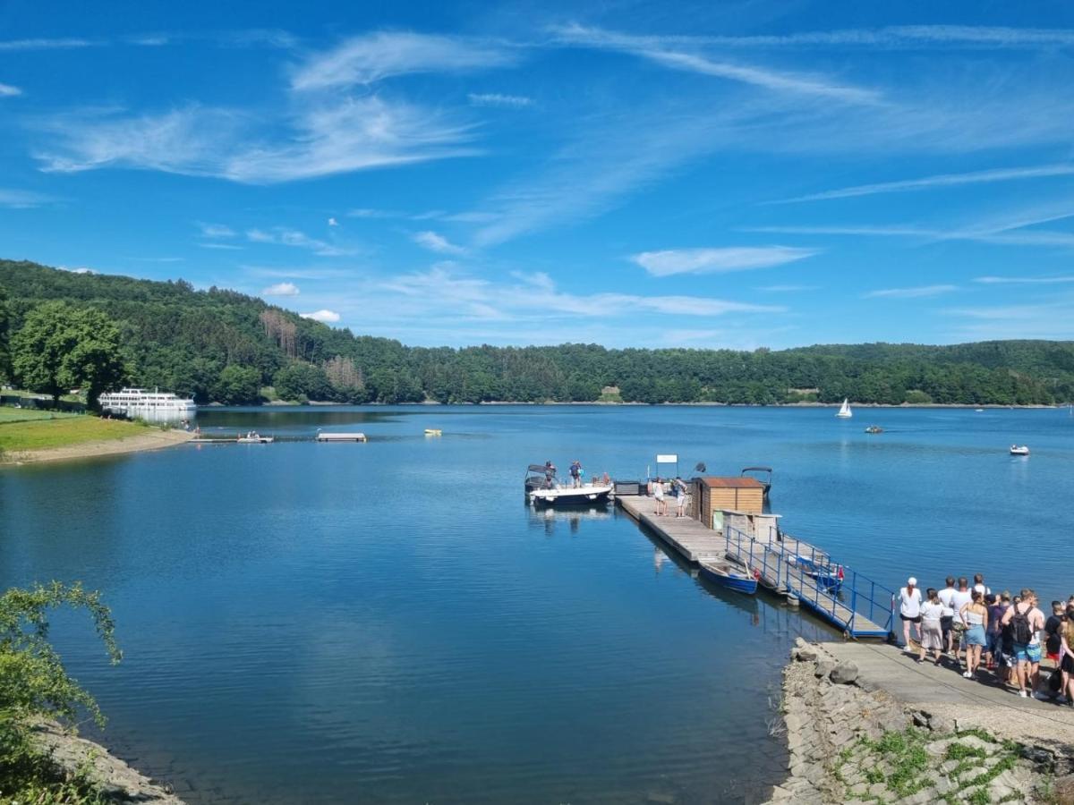 Andinas Fewo - Wunderschoener Ausblick Auf Den See Olpe bei Meschede Esterno foto
